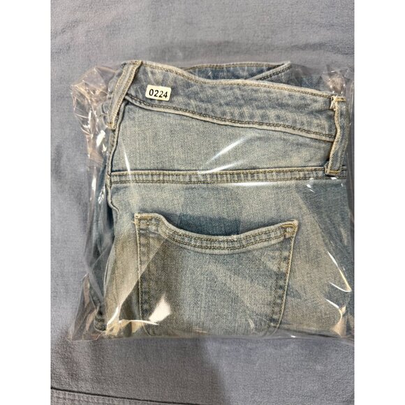 Universal Thread Tapered Leg Jeans Slim Fit Distressed Acid Wash Blue Size 4/27R - Picture 10 of 10